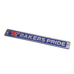 BAKERS PRIDE NAME PLATE - 2MU1043A