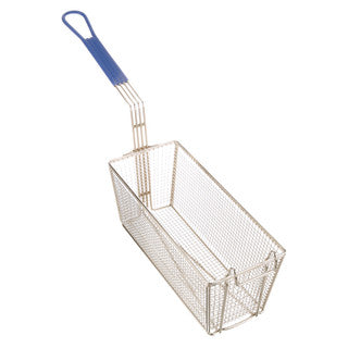 BLUE HANDLE FRYER BASKET - 17-1/8 X 8-1/4 X 5-7/8