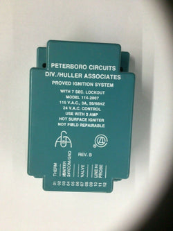PETERBORO CIRCUIT - IGNITION SYSTEM -- 7 SEC LOCKOUT -